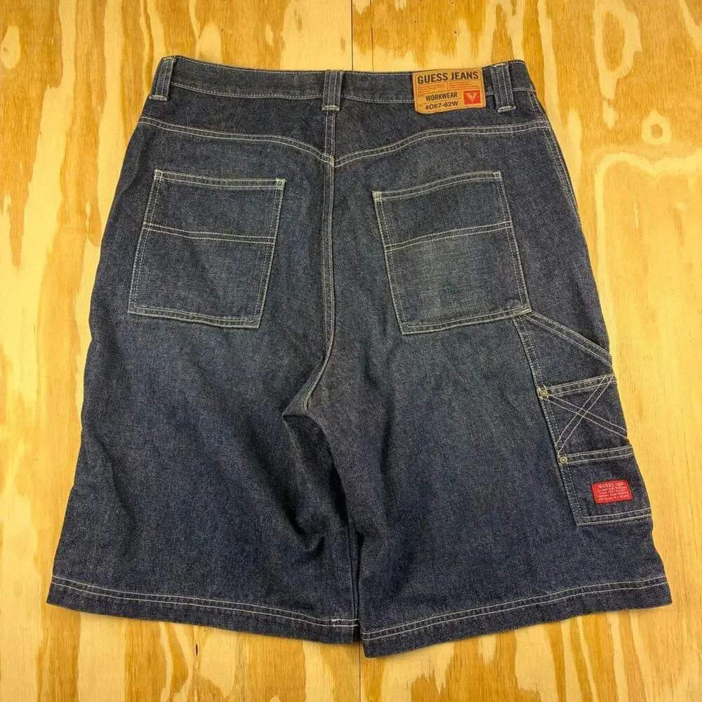 Vintage 90s Guess Carpenter Jorts – Denim Shorts – Men’s 36W